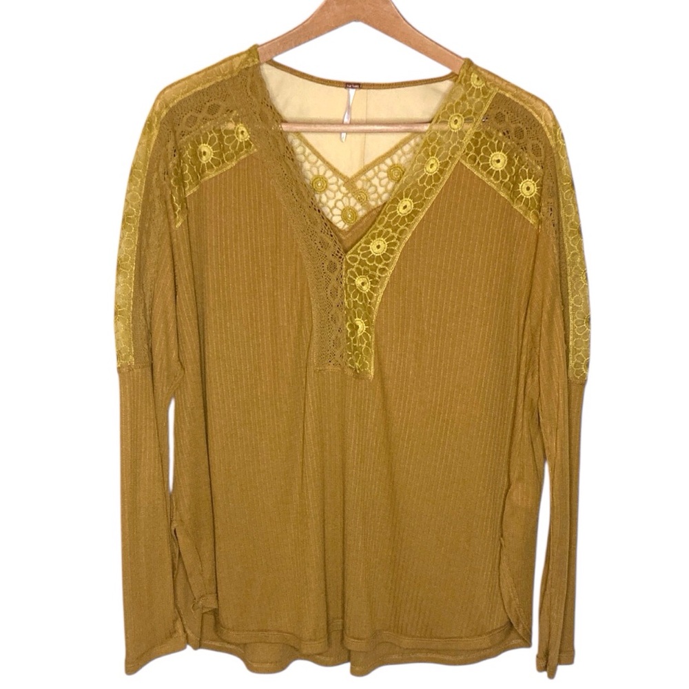 Free People | Lola Long Sleeve Top L